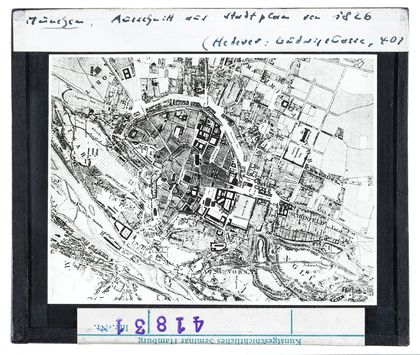 Vorschaubild München: Stadtplan von 1826 